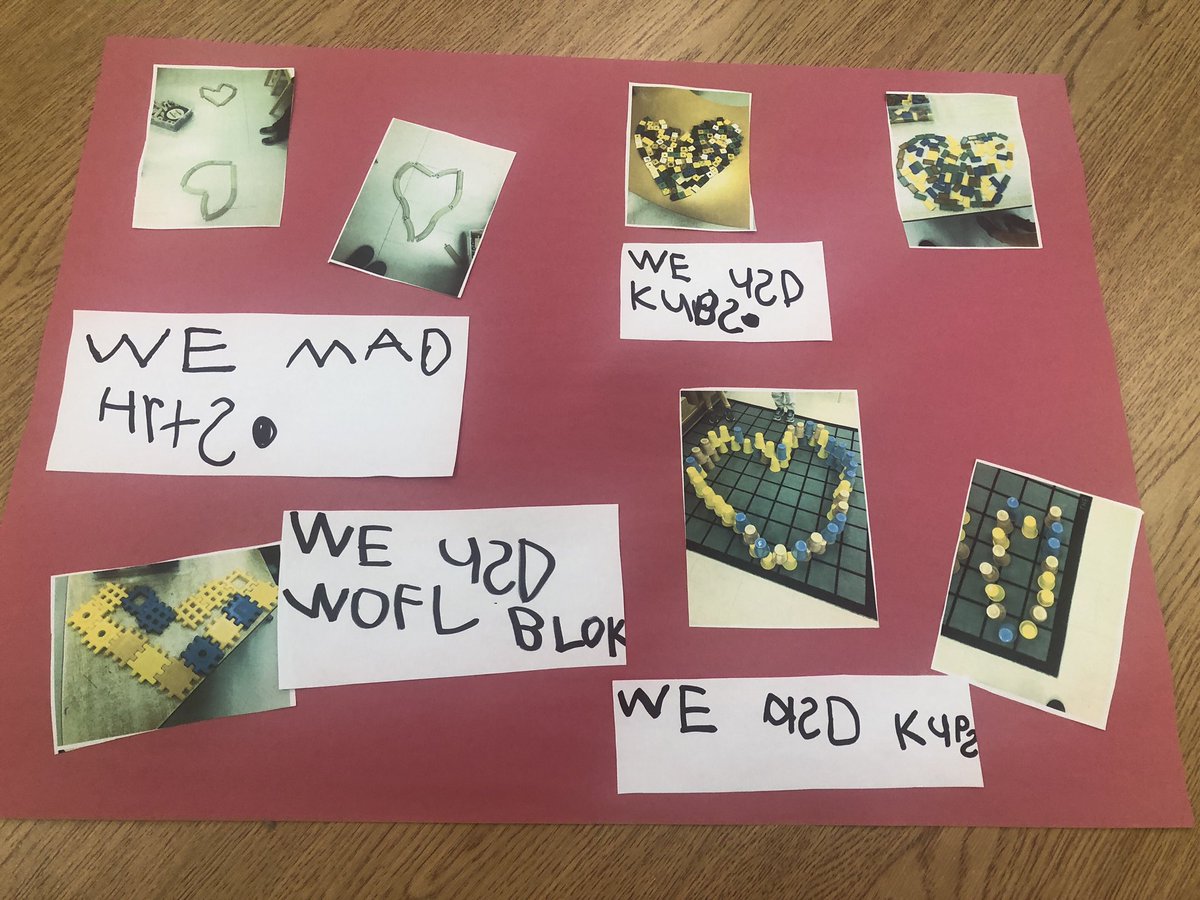KCookFDK's tweet photo. Today we used various materials during our STEAM challenge to make hearts! The students were very creative! @FldcrestFalcons @SCDSBey https://t.co/lt6SVmJ2Ws