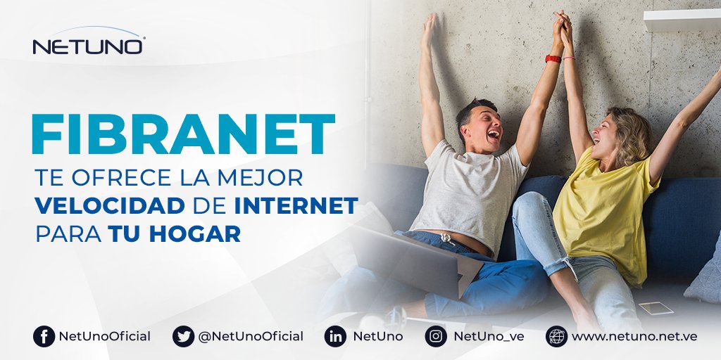 NetUnoOficial's tweet photo. Disfruta de nuestros planes de 50, 100 y 200Mbps con cobertura en las principales ciudades del país. Escríbenos desde nuestra página web, en la sección Contacto, y serás atendido por uno de nuestros asesores comerciales.

#Fibranet #InternetHogar #InternetNetuno https://t.co/bixVPe8Epq