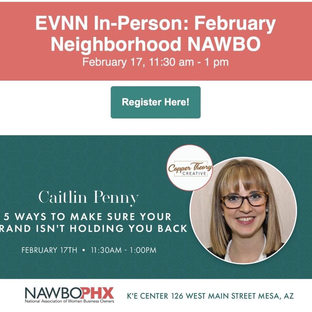 Join me on Thursday as we talk about “5 Ways To Make Sure Your Brand Isn’t Holding You Back.” 

Get your tickets:  lnkd.in/eskve4Yc 

#branding #marketing #speaking #nawbo #neighborhoodnawbo #brandexpert