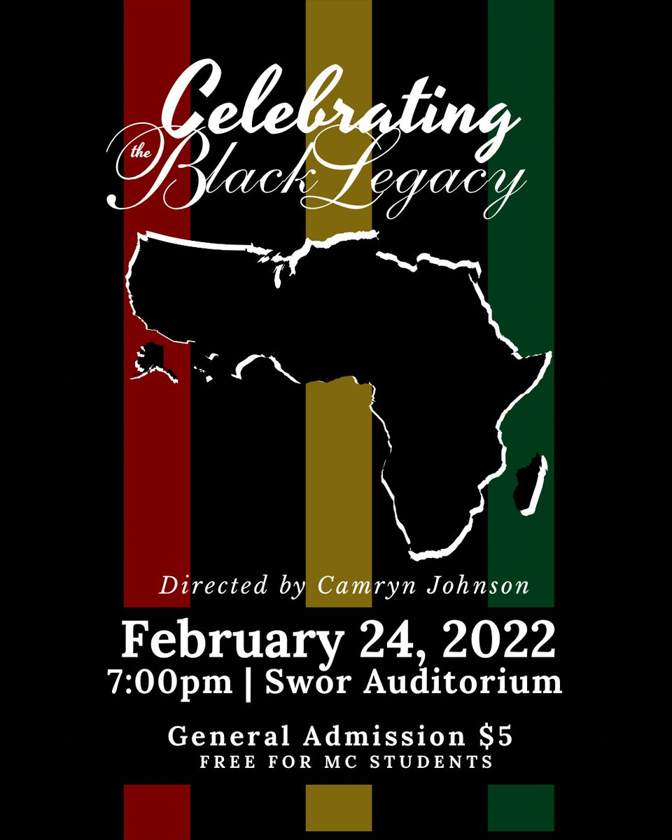 So excited for this event! Please join MC in Celebrating the Black Legacy.