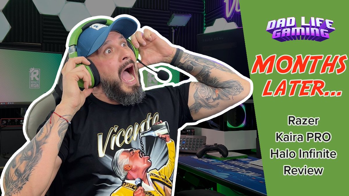 DadLifeGaming1's tweet photo. Check out my latest video, months later… @Razer Kaira Pro Halo Infinite Headset Review
https://t.co/Q1gZyugZZG #razer #xboxheadset #XboxSeriesX https://t.co/zzY0icko6B