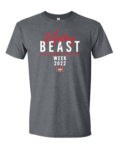 mustang_stuco's tweet photo. Broncos Empowering A Society Together is what #BEASTweek is all about! Get your shirt before it’s too late! Orders close this Friday! @MustangSchools #beastweek2022 https://t.co/ZVPznzn7ld