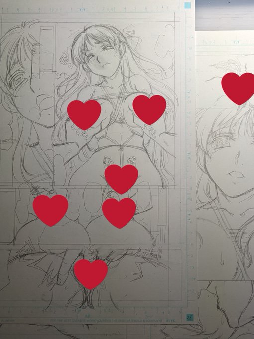 新作同人誌進捗です。
今日中に下描きはおわらせたいですね。😅💦💦 