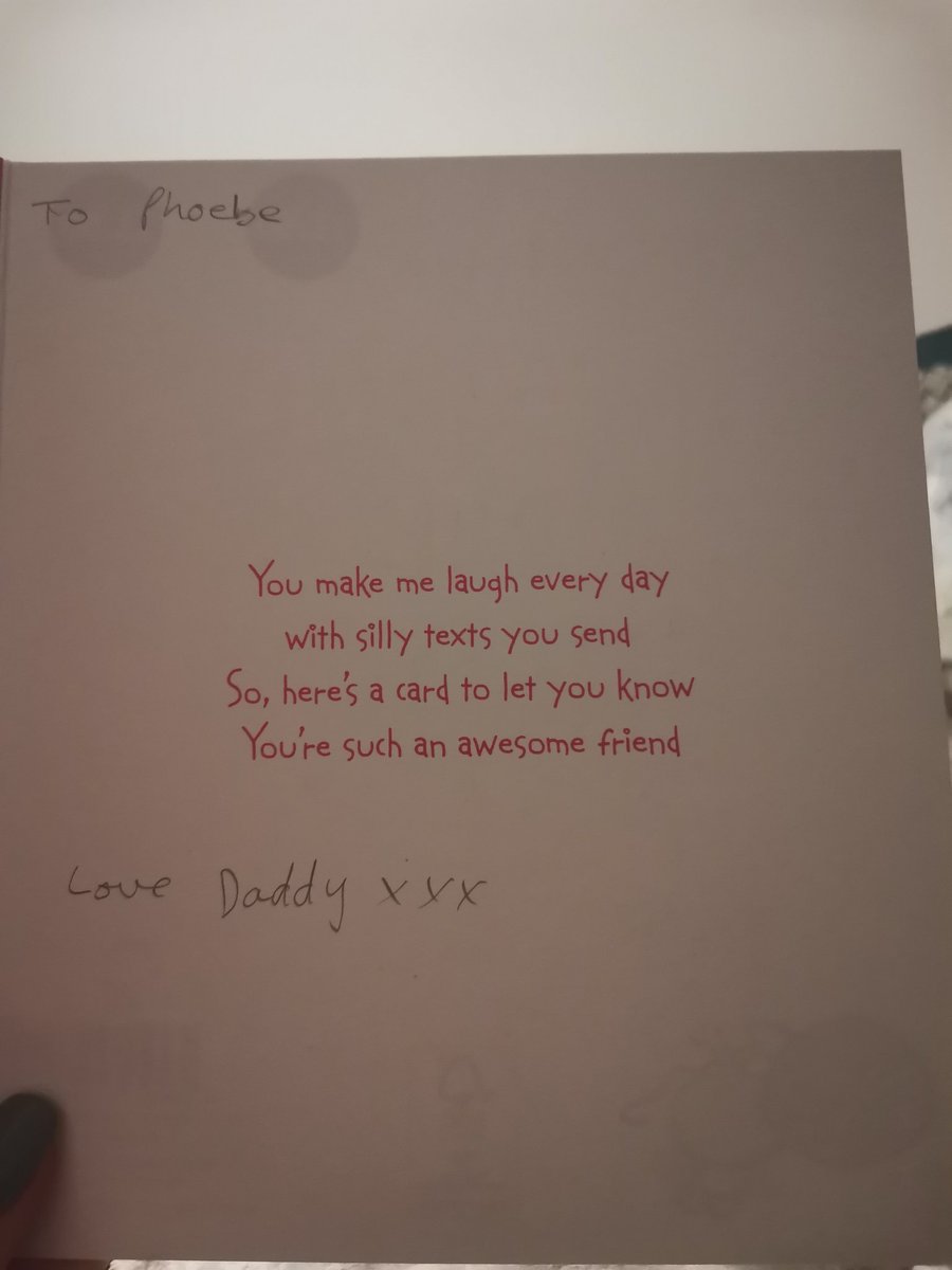 Stephfinney's tweet photo. Is Ben okay? He thought galentines cards were what dad's get daughter for valentines. "it was pink and said galentines". I really don't think hes looked at this card at all 🤣 😭😭 https://t.co/zdPxMH8pLE