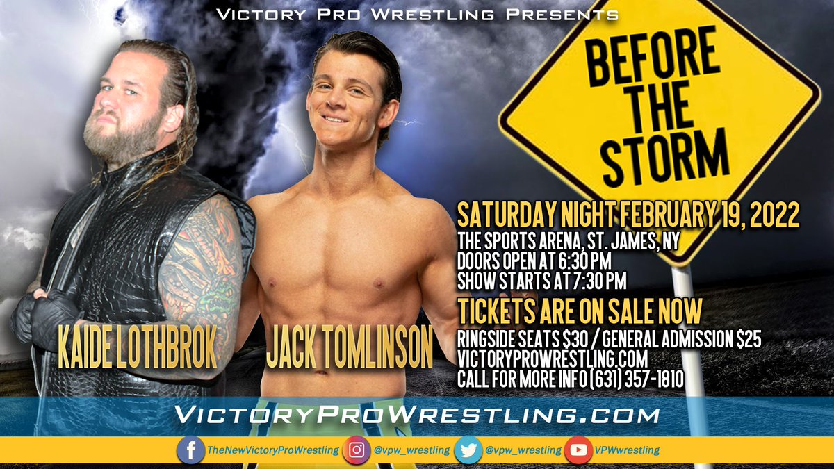 VPW_Wrestling's tweet photo. We just sold more tickets to Before the Storm... THIS SATURDAY NIGHT!
Will Kaide subscribe or will Jack follow the path of the Wolves of Odin?
Get your tickets now: https://t.co/vU2u7YEzGt
#vpwsellsout #jackpack #wolvesofodin @jacktomlinson00 https://t.co/tasuzMrckl