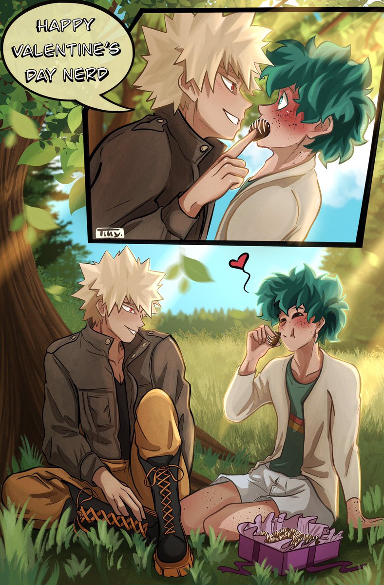 A little Valentine surprise for Izuku 💘
#bkdk 💚🧡 