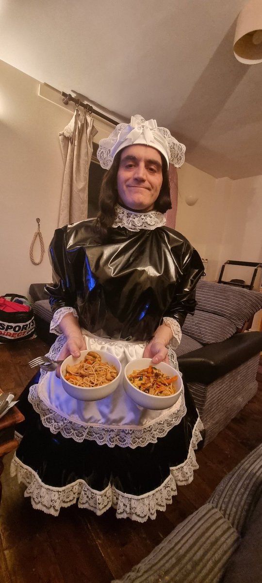 SimonHedley6's tweet photo. SissyMaidStephanie cooked valentines meal tonight https://t.co/MgNa1TgVjF