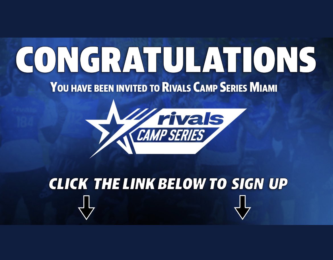 3Gocrazyy's tweet photo. Blessed and Thankful to have received an invite to the @RivalsCamp Series!! https://t.co/2T5XExgPQJ