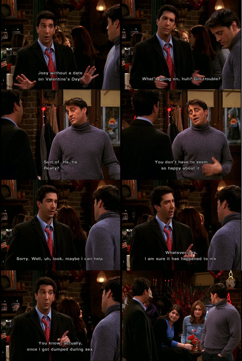 Friends Ross Geller GIF - Friends Ross Geller Happy Valentines Day