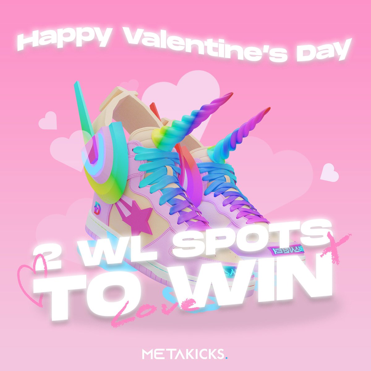 sampleapp_co's tweet photo. Happy Valentine’s day friends 🥰

2 WL spots to win, one for you and your +1 🤍

- RT, Like
- Tag your +1
- Follow us

Winners announced tomorrow 💓👟 https://t.co/BpmvhwVS2A