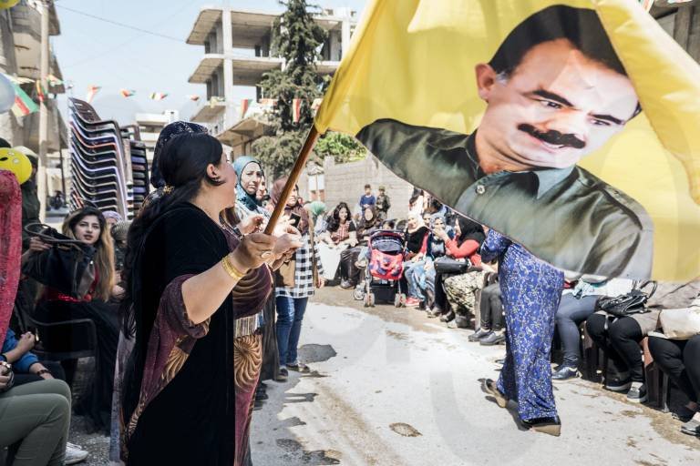 Abdullah Öcalan with his paradigm of Democratic Society, ecology and women's freedom in Kurdistan and throughout the Middle East is the hope of the peoples. Freedom for Ocalan!

#FreeOcalanNow
