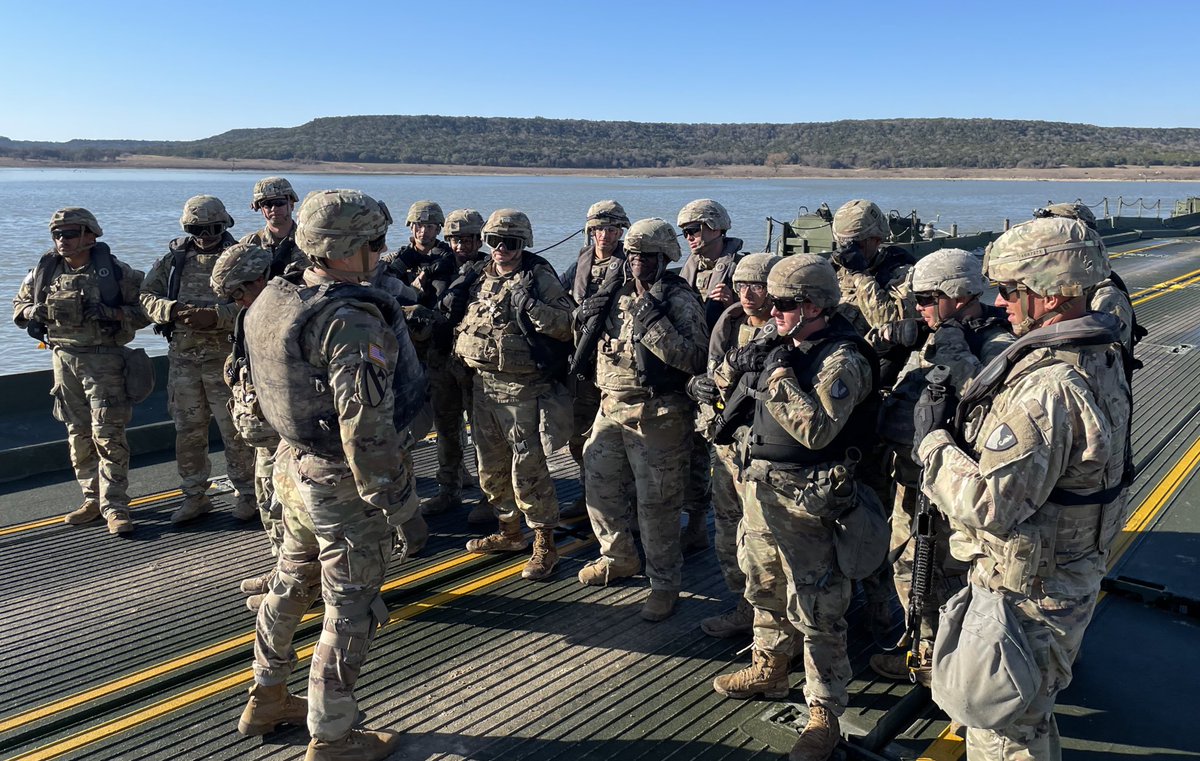 AnthonyBarbina's tweet image. Proud to have MG Gilland observe and provide feedback to our 74th MRBC River Rats during their Company EXEVALS. Team's ready to bridge with French and Polish Engineers at Defender Europe. 

@36thENBDE @USAEnReg @iii_corps  @MSCoECG @USAGforthood  @sw_gilland #StayRugged