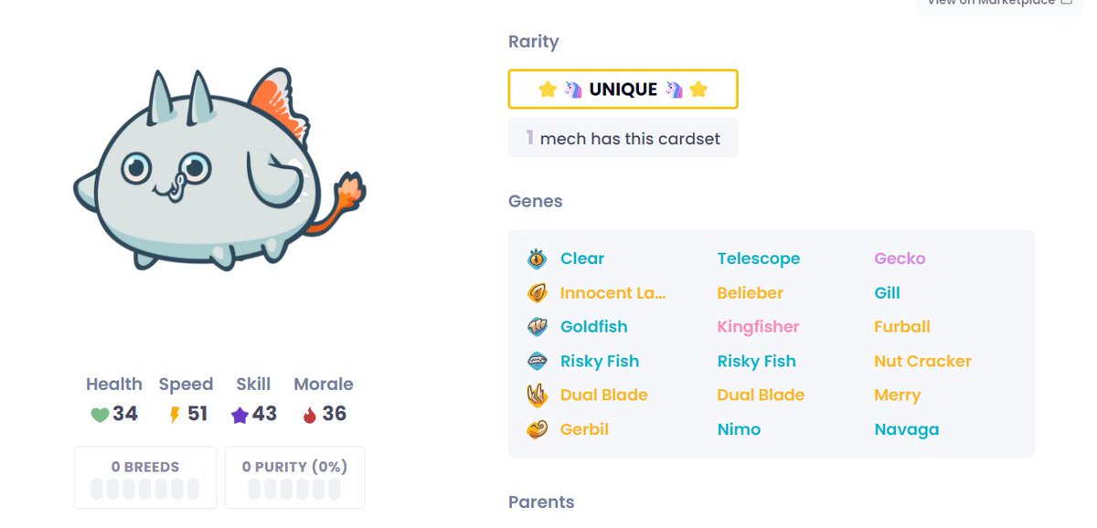 EFE_nftGuild's tweet photo. SELLING UNIQUE AXIE! SE VENDE AXIE ÚNICO #AxieInfinity @AxieInfinityES @AxieInfinity @AxieLima #Axie $slp #NFT #nftart https://t.co/NKg4xyvD3D