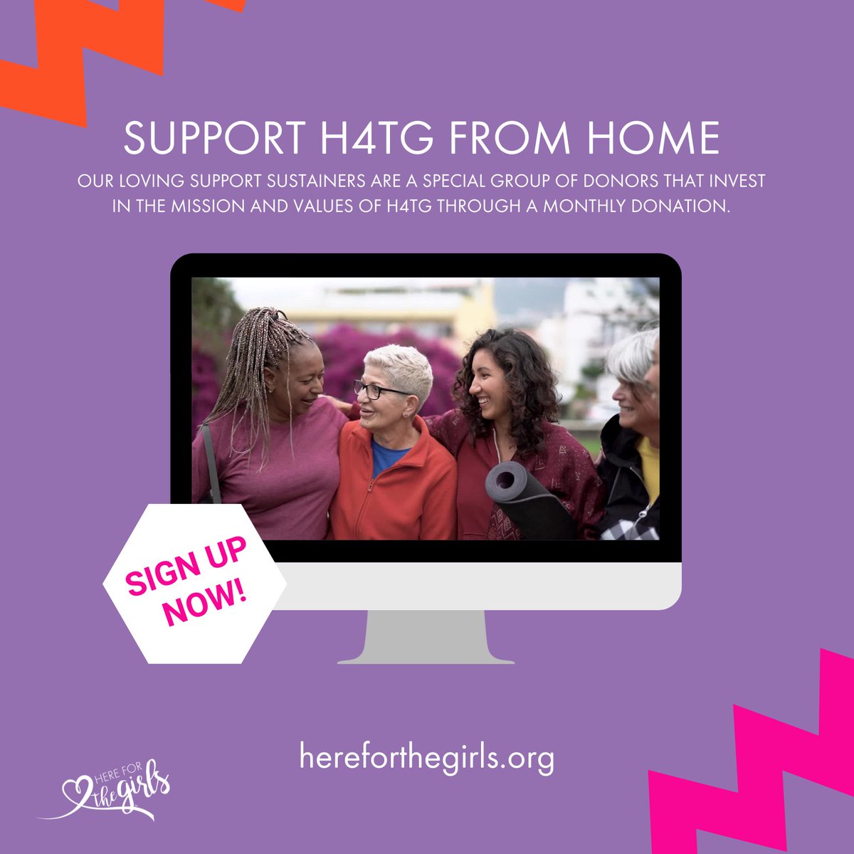 H4TG_org's tweet photo. Become a Loving Support Sustainer today! Our Loving Support Sustainers are a special group of donors that invest in the mission and values of H4TG through a monthly donation. https://t.co/GhLSAlSJaP