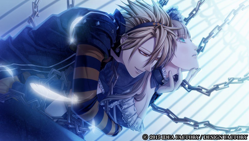 Hurrrsky's tweet photo. #OtomeVdayWeek Day 5: A day to remember. 
Cцена из рута Томы (Amnesia: Memories), КОТОРЫЙ ЧТО-О-О, посадил героиню в клетку во имя своих чувств и эгоизма. 
До сих пор ВТФ, но выглядело внезапно и красиво!  >~< https://t.co/D1VwmQVuRS