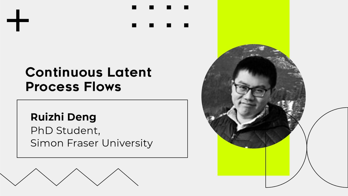 Interested in Time Series? We're hosting a virtual Montreal TS Meetup. Hear from 3 industry experts, including Ruizhi Deng, Ph.D. Candidate <a href="/SFU/">Simon Fraser University</a> who will present his NeurIPS 2021 paper on “Continuous Latent Process Flows”​. Get your FREE 🎟️ : bit.ly/3HFnLqM