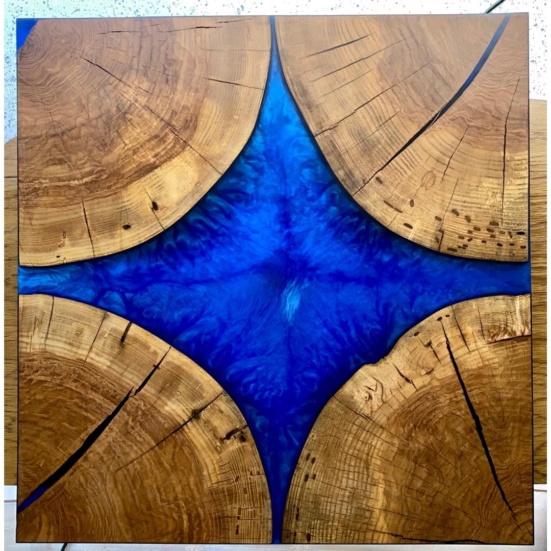 TheLumberShack1's tweet photo. A creative way to use tree slices 😎

#treeslice #liveedgeslab #epoxy #tabletop #thelumbershack https://t.co/dRh5q66rol