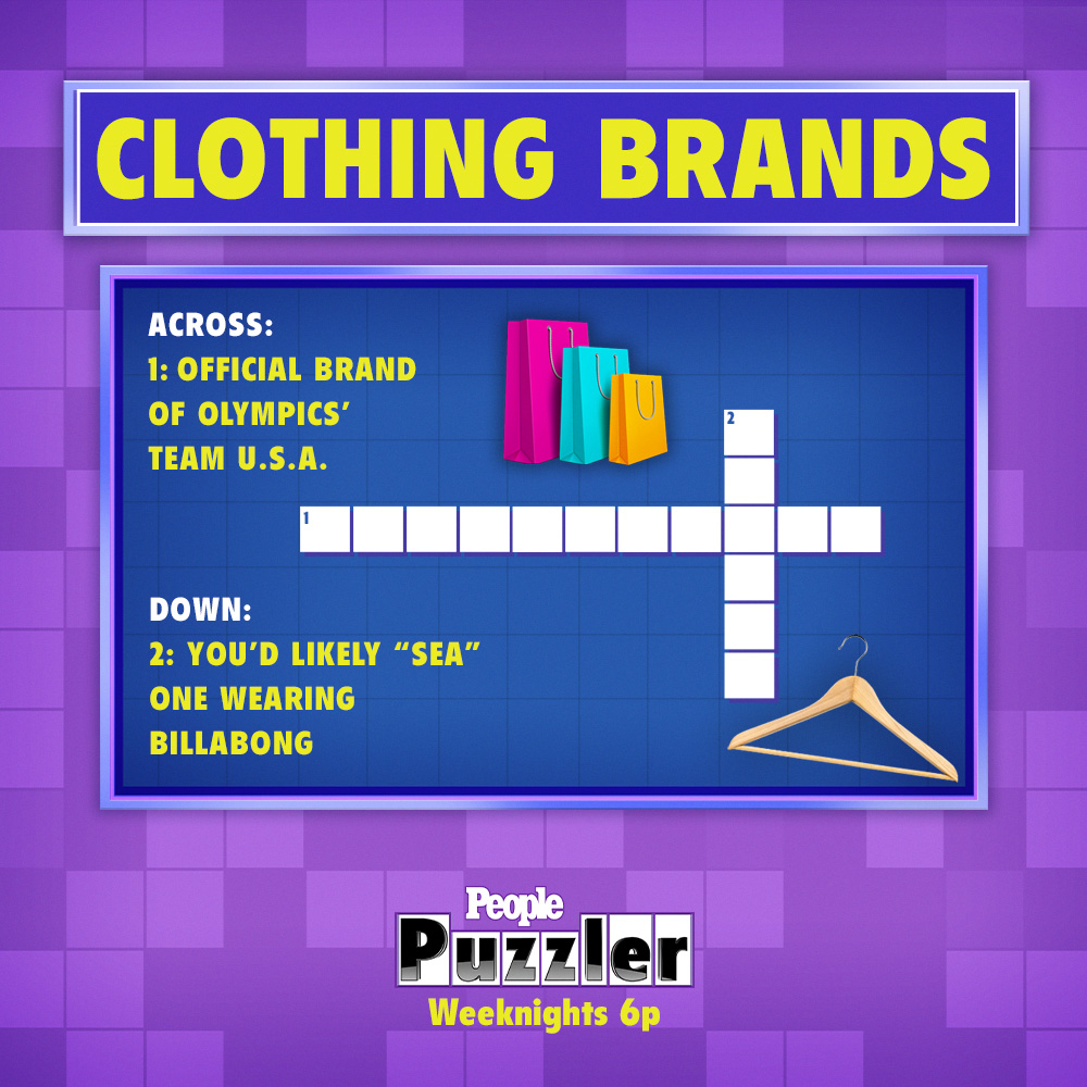 GameShowNetwork's tweet photo. Forget the #OOTD, it’s time for the #OPOTD (outfit puzzle of the day). Can you solve the crossword?
#PeoplePuzzler with @LeahRemini, New Episodes Weeknights at 6p https://t.co/DRnrcvU14R