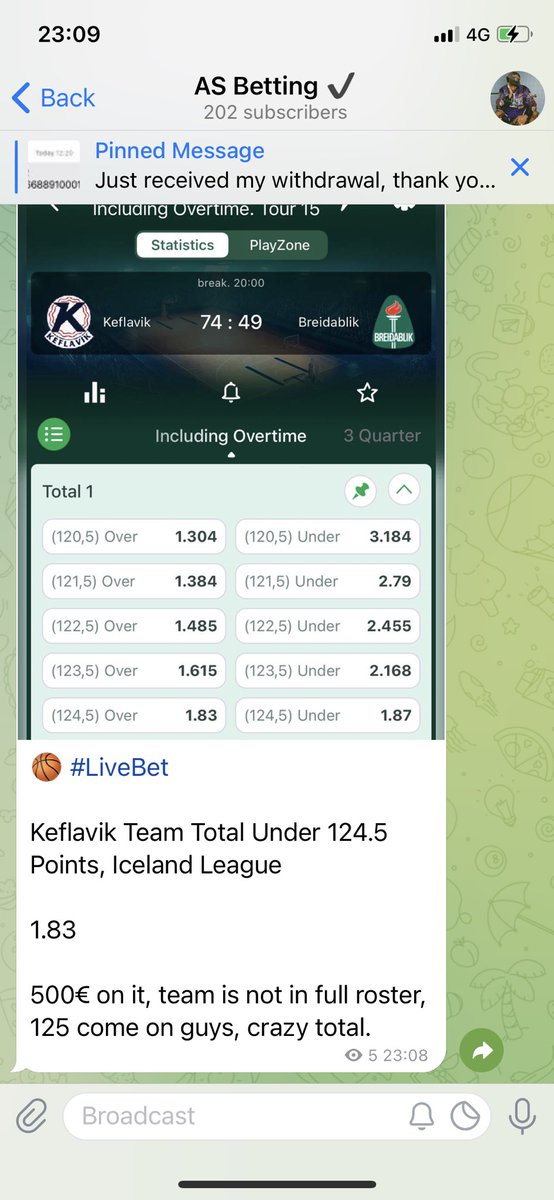 ASBBets's tweet image. INPLAY 🏀