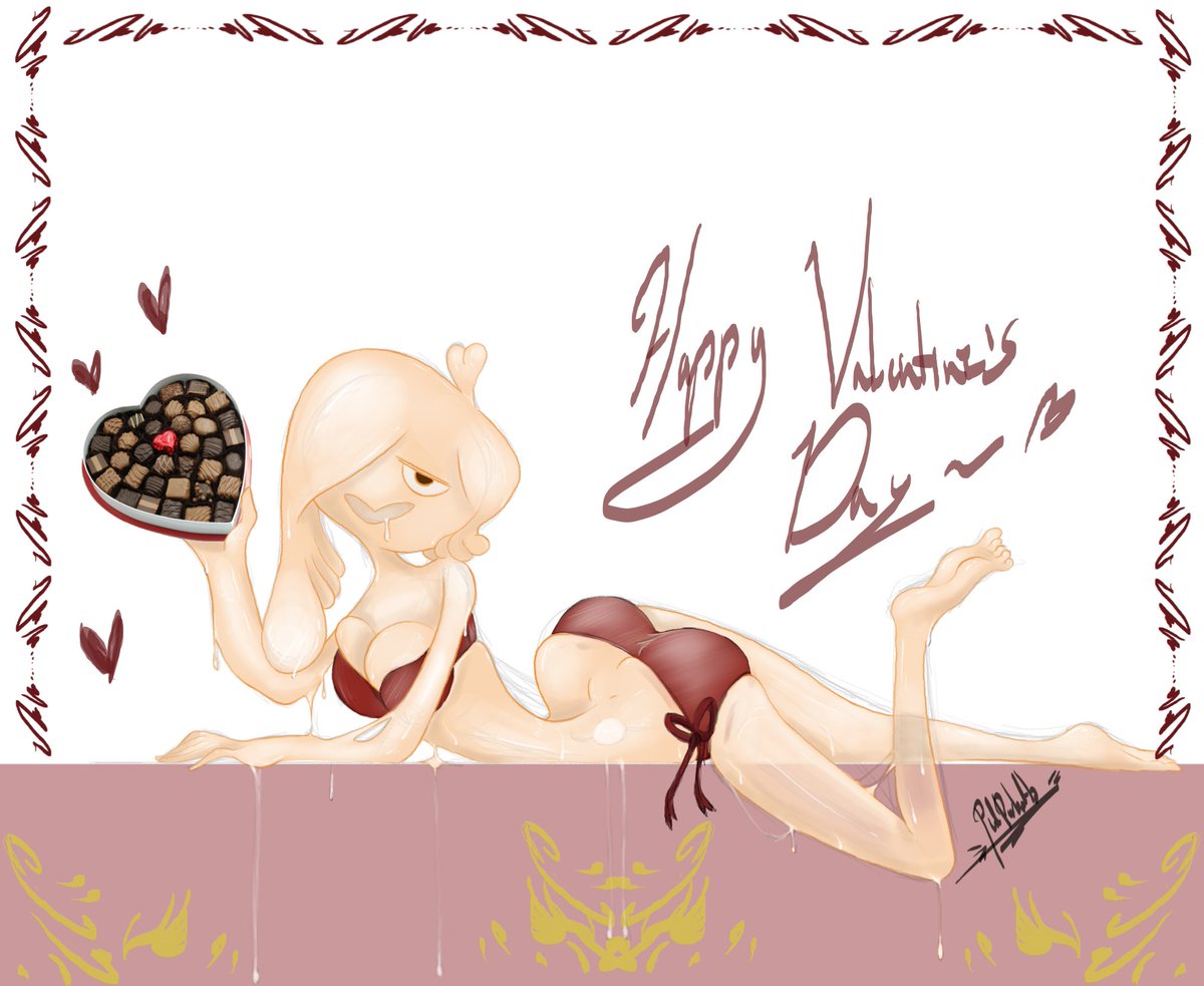 PudSfw's tweet photo. A super happy Heart day to all you lovely folk~! Here is a slime girl to wish you all a wonderful day full of love, respect, comfort and friendship! Stay fine, stay alive and enjoy the time you spend with the ones you love~ <3 https://t.co/jJ3a57gSHC