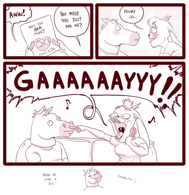 Happy Valentines Day, especially to @deargodhelpmeh! ☺️😍🥰🦌🐴❤️🧡💛💚💙💜💗 