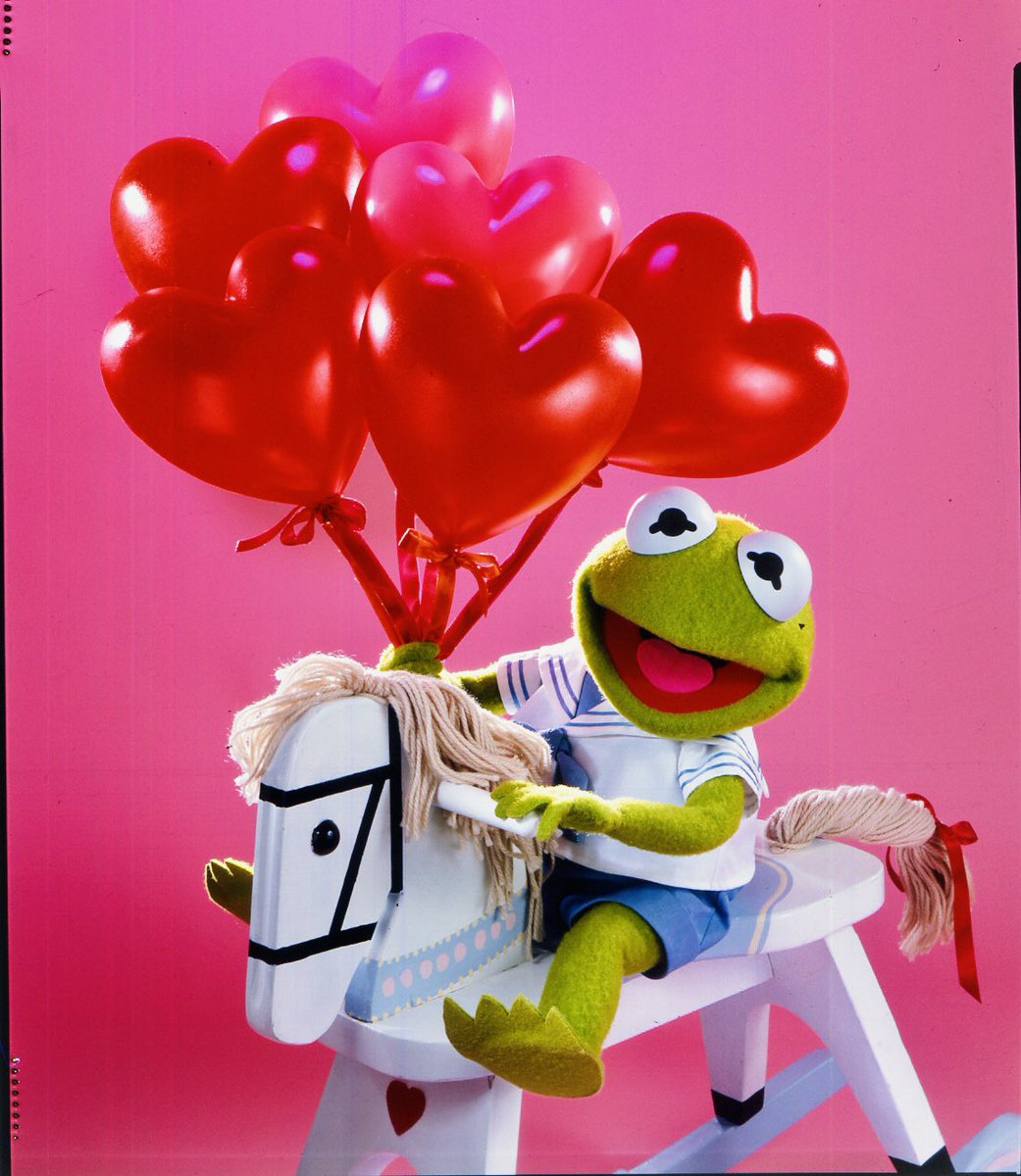 MattyDanner's tweet photo. Baby Kermit wishes everyone a very Muppety Valentines Day! #MuppetBabies #BabyKermit #ValentinesDay https://t.co/22B6bApoMg