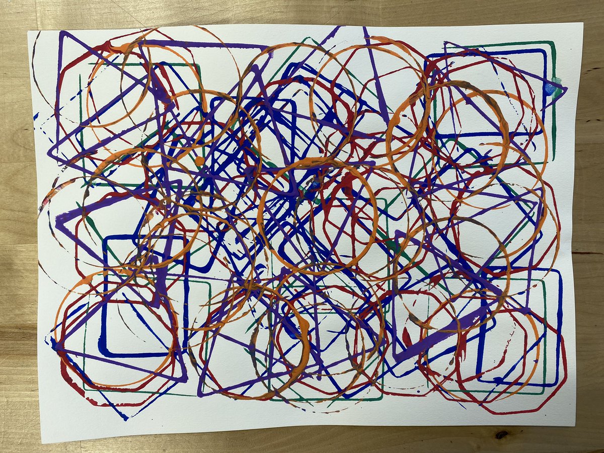 MistyKluesner's tweet image. Our first graders created some awesome artwork while exploring shapes in art with stamping - I love how different everyone’s creation is, even with the same tools!
@WolfpackCSI @campbellusd #CUSDRockstar #ArtsEdChat #Creativity