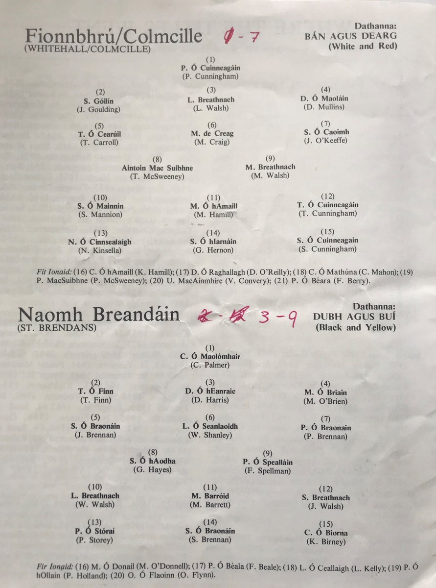 GAA Programmes tweet media