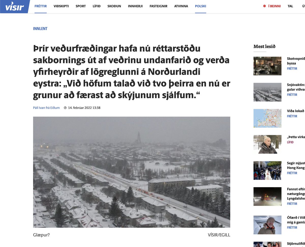 Fréttirnar (BREYTTAR FYRIRSAGNIR) (@frettirnar) on Twitter photo 