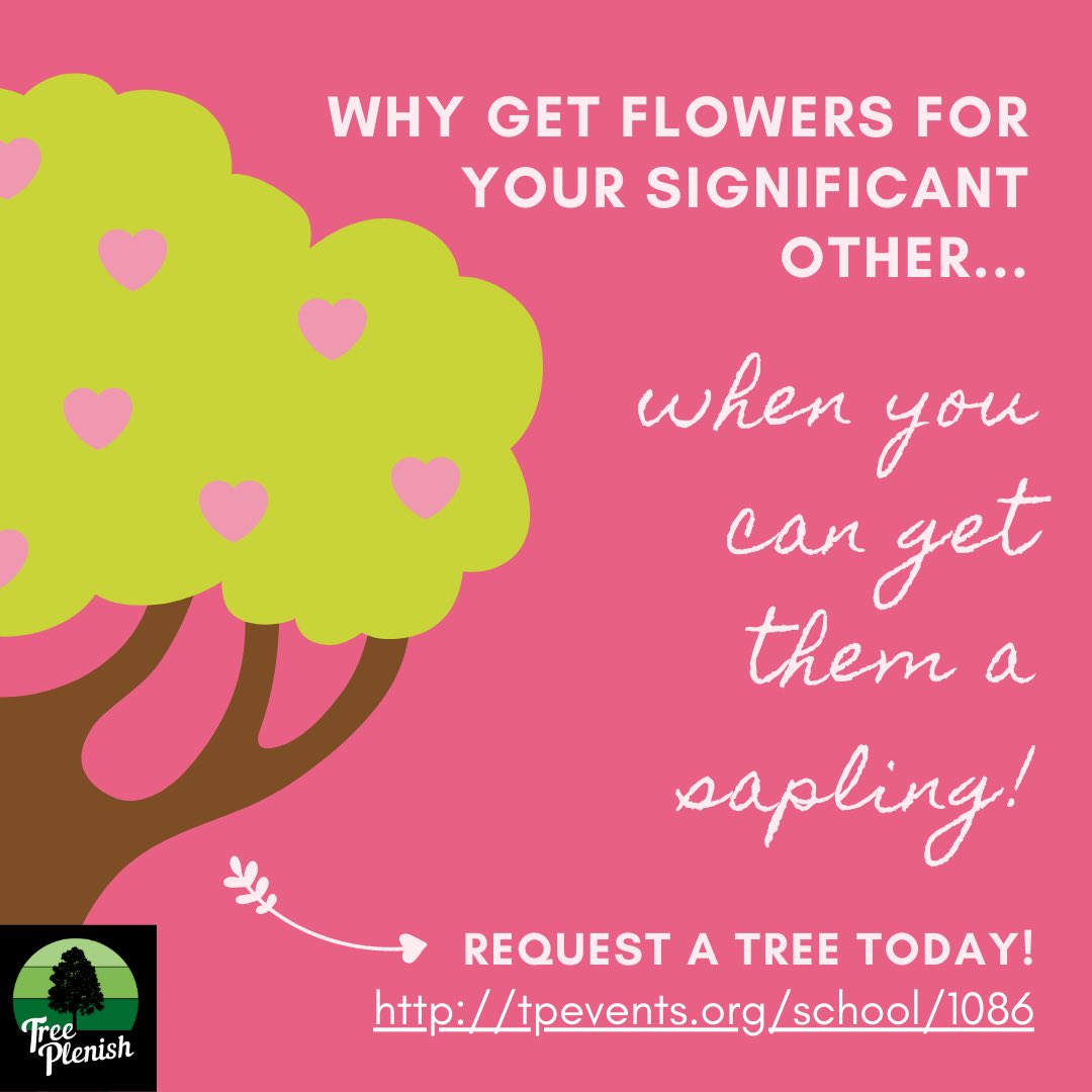 Happy Valentine’s Day to everyone! Share your appreciation by ordering a FREE sapling for your loved ones from us. By doing this, you would be helping Chisholm Trail High School by recovering the amount of paper we use in a year. #ValentinesDay2022 #TreePlanting