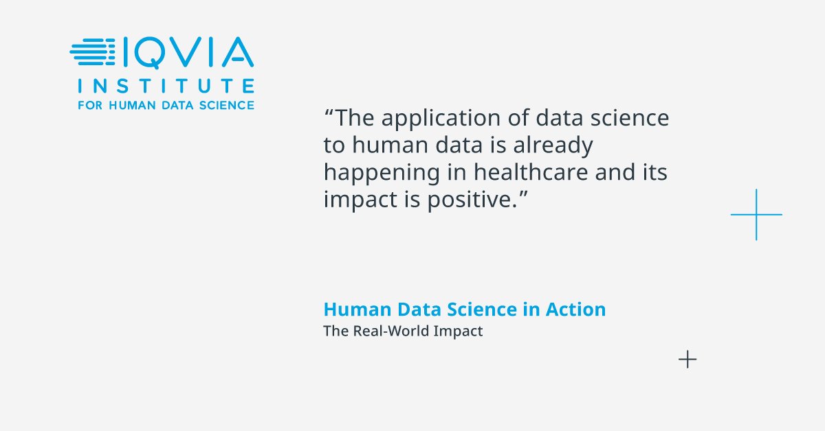 IQVIA_Institute's tweet photo. Let’s examine the impact of #HumanDataScience on 3 levels:
1️⃣The health system
2️⃣Disease prevention and treatment
3️⃣Delivering human health services https://t.co/ydqIP16pxr