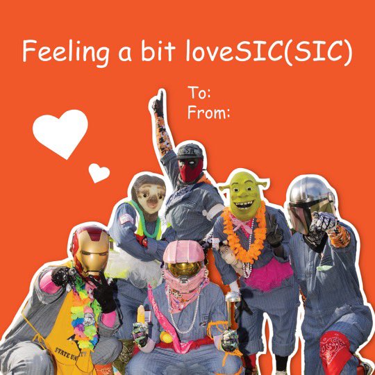 bgsu's tweet photo. Falcon love is in the air. 🥰 Tag your #FalconFlame 🔥 and besties below! 🤗 #ValentinesDay https://t.co/vsD9tN812W