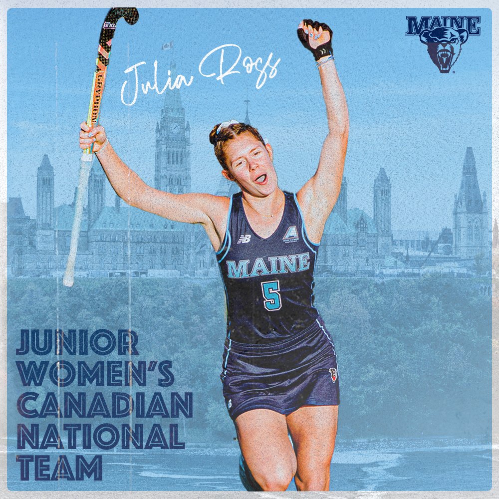 MaineFH's tweet photo. We would like to congratulate Julia Ross for being named to the Junior Women's National Team for Canada!

She will be heading to South Africa in April to play in the Junior World Cup!!

#BlackBearNation | #AEFH https://t.co/xmqOb8PtGh