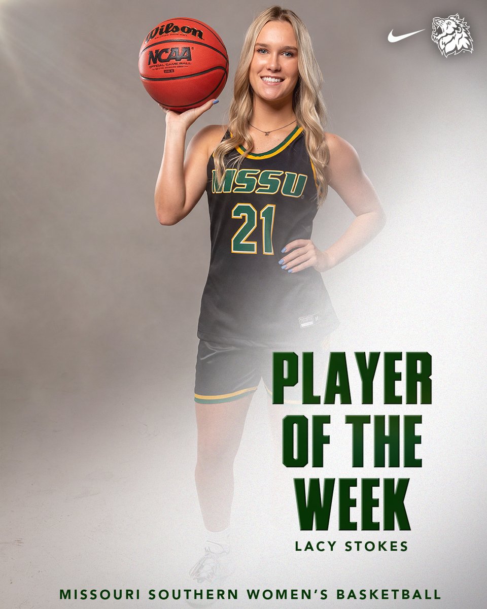 Congratulations to Lacy Stokes on earning MIAA Women's Basketball Athlete of the Week for the FOURTH time this season and the THIRD time in a row! Lacy averaged 21.6 points, 6.3 rebounds, 5.3 steals and 5.0 assists a game last week. #LetsRoar