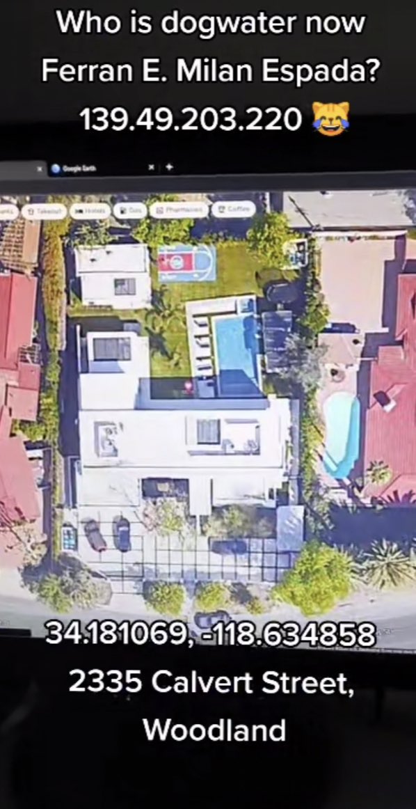 3xExposed's tweet image. I wonder if the royalty family would mind if I pay a little visit?
.
.
Royalty Family’s address leaked