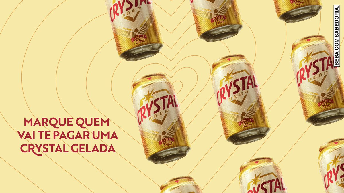 Cerveja_Crystal's tweet photo. Partiu curtir o Valentine’s Day do nosso jeito? Marca o seu @ aqui! Se ele/ela não responder, a Crystal do próximo date é na conta dele/dela! #BebaComSabedoria https://t.co/uDVNetXS2s