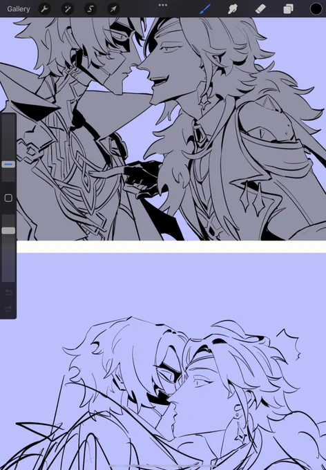 uuggjhfg im still insanely busy sorry have a dainkae wip bc its valentines day . (passes away) 