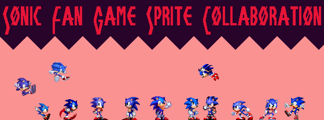 bennascar2's tweet photo. To bring the community together, Introducing; The Sonic Fan Game Sprite Collaboration! 

To celebrate the long history of Sonic fan games, everyone is tasked to sprite Sonic in various forms he's taken! More info below!

https://t.co/X6vsU5ycoe

#SonicTheHedgehog #pixelart https://t.co/90RmkQOjHq