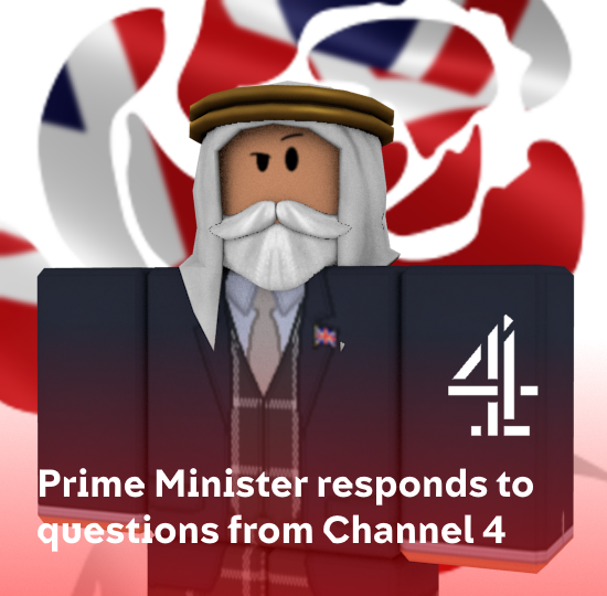 CHN4RFUK's tweet photo. 🇬🇧 London | Prime Minister Hossein el-Sheik responds to questions from Channel 4 interviewers.

Find the questions and the answers below 👇 https://t.co/tLj7OQjcU9