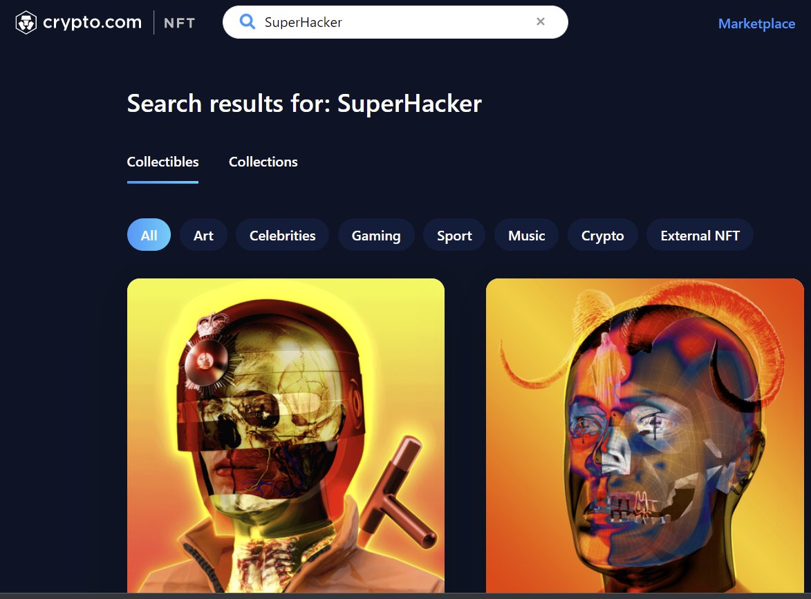 Devzzz's tweet photo. The Android SuperHackers have penetrated the @cryptocomnft network and now have their own collection courtesy of a collab project with @AmandaVeasey5 (instafabulosity)
https://t.co/NBQ31LDF9C
All your base are belong to us.
#NFTProjects #hackers #allyourbase #makeyourtime https://t.co/i2XBFPu6pH