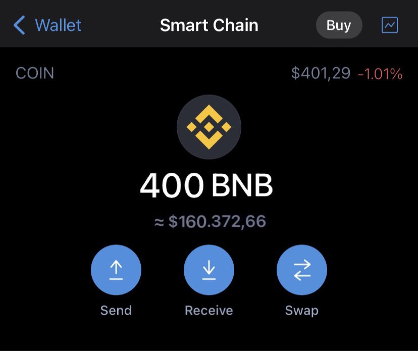 Another 400 $BNB #GIVEAWAY

🎁 400 $BNB For 400 People 
🎉 1 $BNB EACH

👇👇👇
✅RETWEET PINNED* &amp; COMMENT
✅RT THIS, FOLLOW 
✅LEAVE #BSC ADDRESS &amp; TAG YOUR FRIENDS 

Distribution in 48 Hours 🔥

❗️You must completing all task

GoodLuck 🎉
#Giveaway #BSC #BinanceSmartChain
