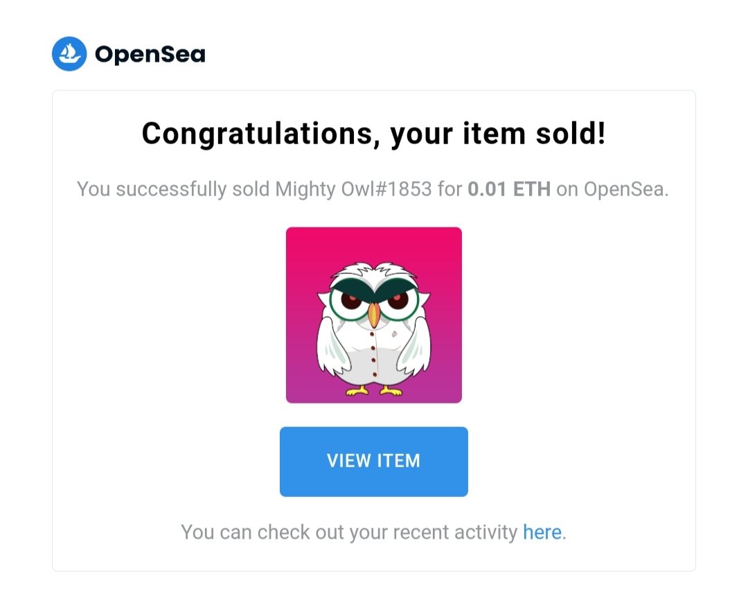atlasp2p's tweet photo. Just a few #mightyowl #NFTs remaining. Who else wants them? 

https://t.co/gv0AJxrjw7

Only 0.01 $ETH grab it before prices go high🚀 https://t.co/ix2ec6rcCs