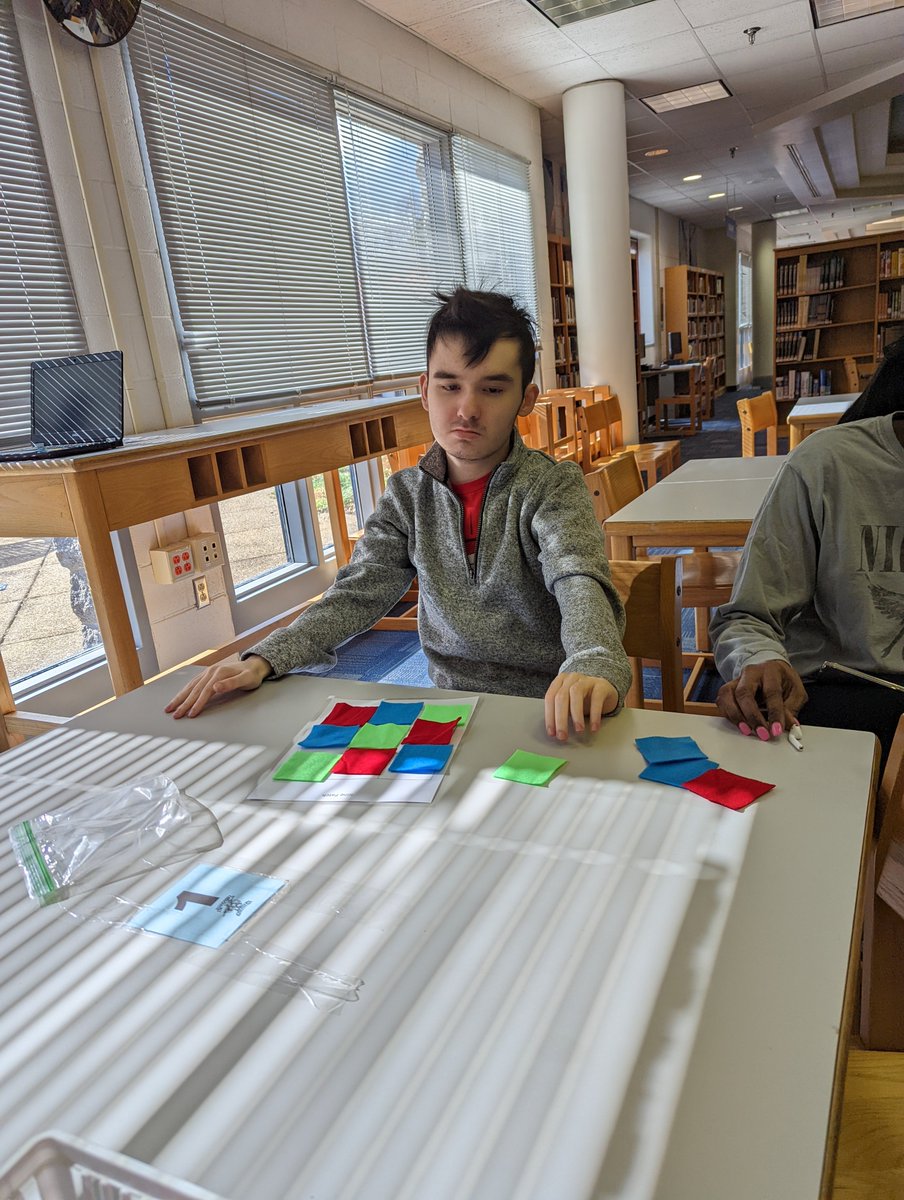 LancersWork's tweet photo. Check out the cool quilt patterns Our librarian helped us create. @Library4Lancers @MHSLancers @ManchesterYBK https://t.co/s7F4vXwZh2