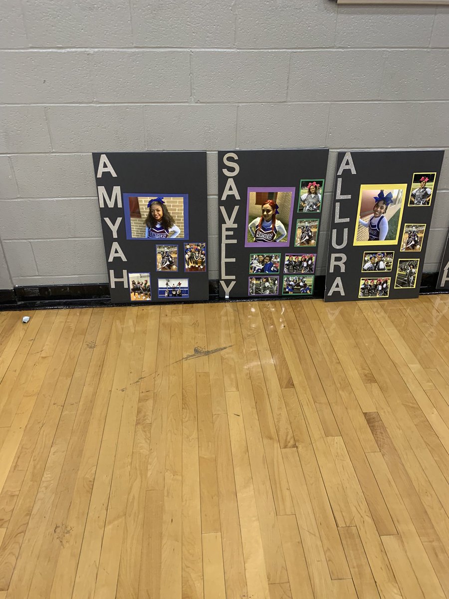Happy senior night cheer and girls basketball! #AHUK