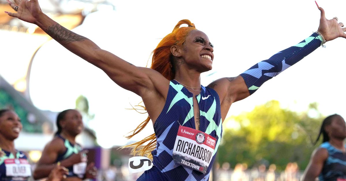 Reuters's tweet photo. Figure skating-Sprinter Richardson sees double standard in handling of Valieva case https://t.co/FiU30NHtCS https://t.co/GSY6zX0FfE