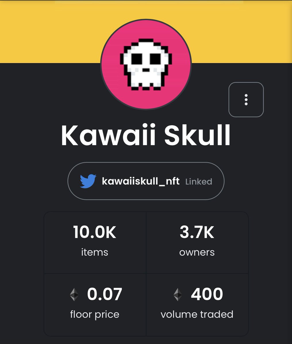kawaiiskull_nft's tweet photo. 400ETH‼️🔥🔥🔥🔥

Hey. How far will this go?😵‍💫
A world far beyond my imagination.🌎
Thank you so much.🤝 https://t.co/rgttvEttDc