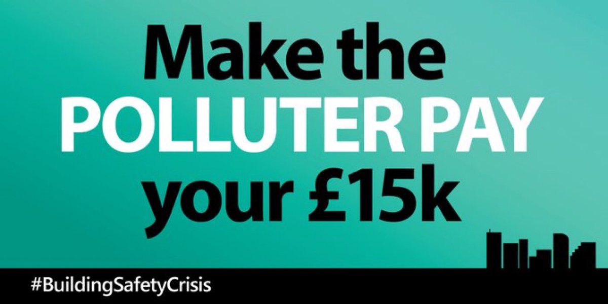 If you’re already a supporter of the Polluter Pays amendment and  can’t afford to pay £10-£15k in fire safety remediation, here are some visuals from @popcornriver for you.
#polluterPaysAmendment