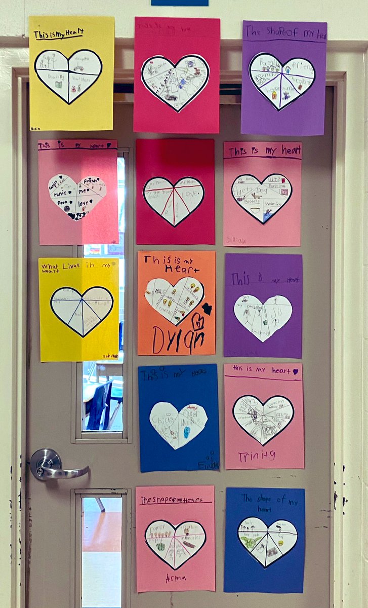 kpyper2017's tweet photo. 💗A story called “The Shape of My Heart”, by Mark Sperring, inspired the Grade 2’s to create heart maps to show the people, places and things that live in our hearts. We talked about ways to celebrate those we love, showing kindness and reasons why we are grateful 💗 @htubman2015 https://t.co/bgmyPQdzc4