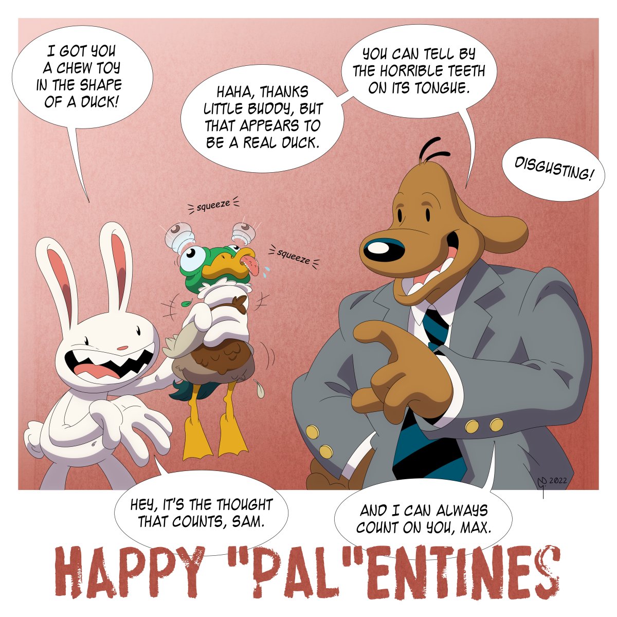 Happy Palentines Day! 

It's a good day to celebrate the friends you love.

#SamAndMax #PalentinesDay