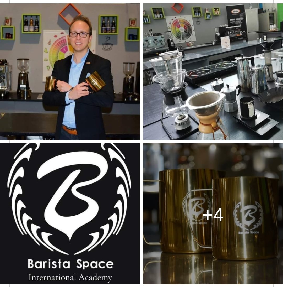 microondagroup's tweet photo. Siglato accordo tra i Presidenti Christopher Grassini e Ak Ou di Barista Space. Da oggi ufficialmente disponibile il percorso di Alta Formazione dedicata alla #latteart. Nasce la Barista Space International Academy con sedi in Italia, Dubai, Barhain e Seoul. https://t.co/K8ggMB1Sb0